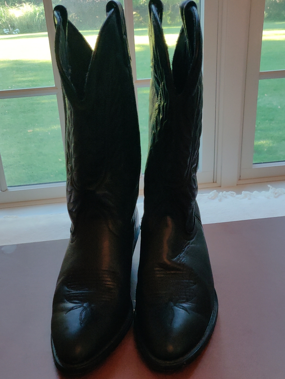 Classic Black Women's Western Boots